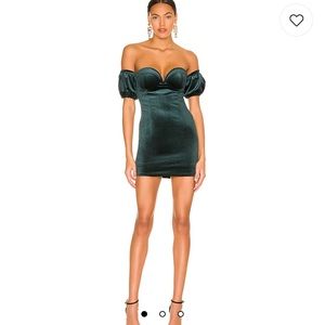 Off the shoulder mini dress